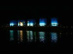 漁人碼頭彩繪油桶（夜景）